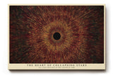 Paul Sinus Wandbild The Heart of Collapsing Stars Cosmic Energy and Light Explosion in Dark Harmony