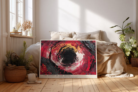 Paul Sinus Wandbild The Heart of the Abyss Fire and Shadow in Infinite Motion