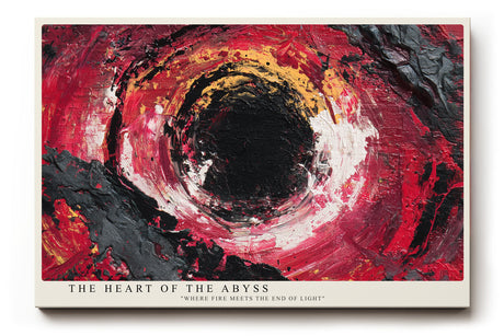 Paul Sinus Wandbild The Heart of the Abyss Fire and Shadow in Infinite Motion