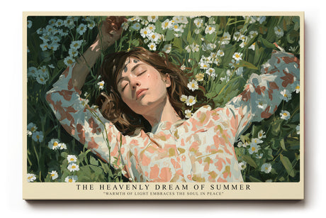 Paul Sinus Wandbild The Heavenly Dream of Summer – Zarte Harmonie zwischen Natur und Seele in sommerlicher Ruhe