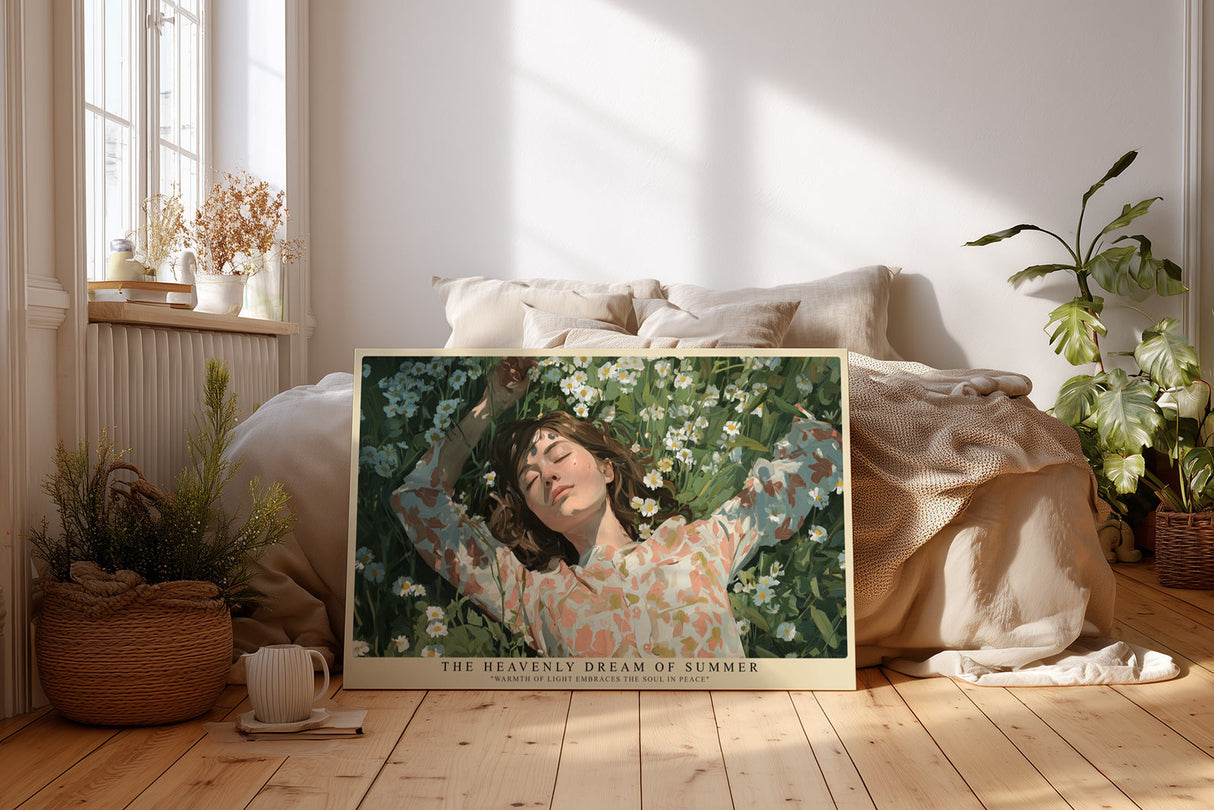 Paul Sinus Wandbild The Heavenly Dream of Summer – Zarte Harmonie zwischen Natur und Seele in sommerlicher Ruhe