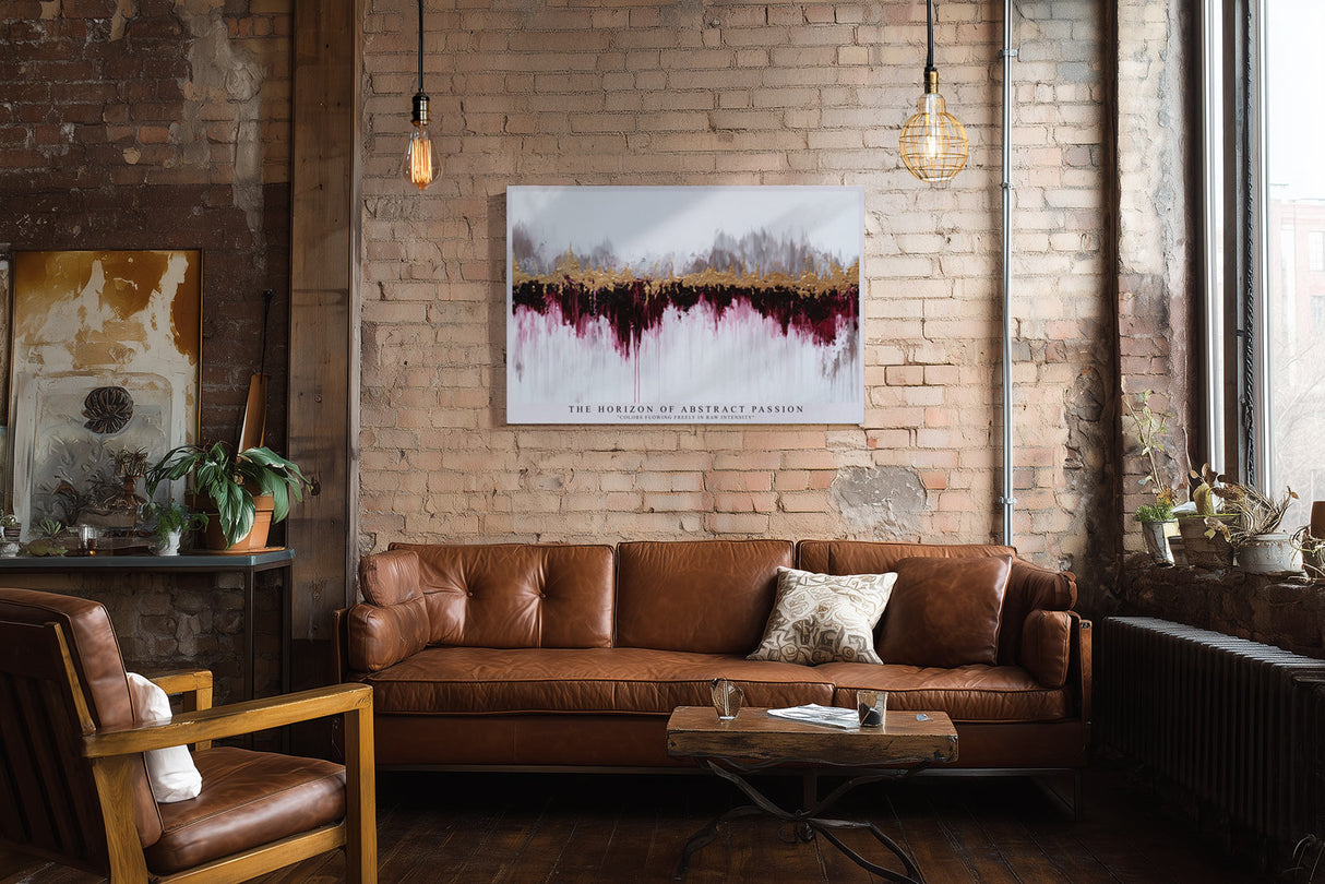 Paul Sinus Wandbild The Horizon of Abstract Passion – Farben zwischen Ausdruck und Energie