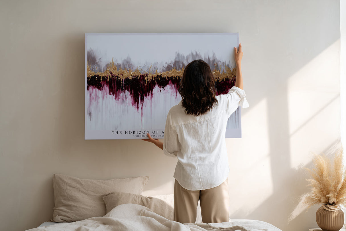 Paul Sinus Wandbild The Horizon of Abstract Passion – Farben zwischen Ausdruck und Energie