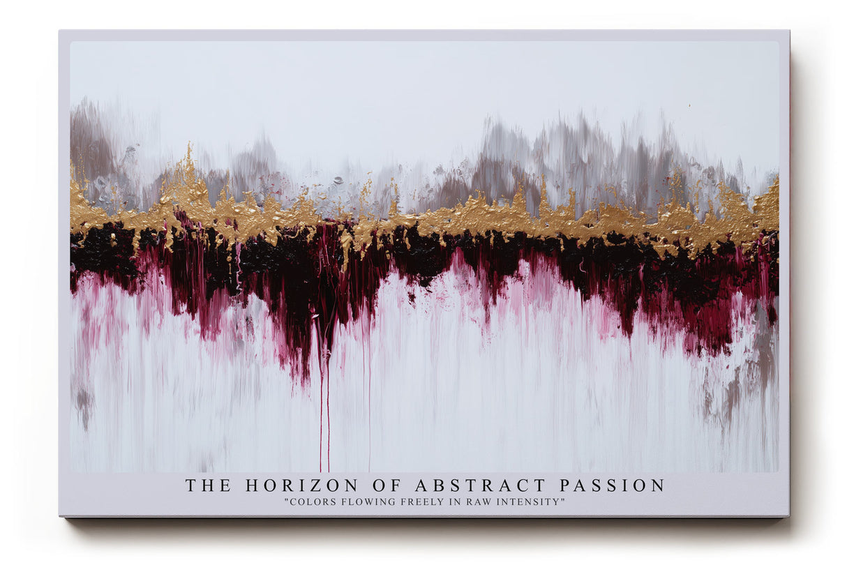 Paul Sinus Wandbild The Horizon of Abstract Passion – Farben zwischen Ausdruck und Energie