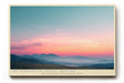 Paul Sinus Wandbild The Horizon of Pastel Dreams – Sanfte Landschaft in Pastelltönen mit weiten Hügeln und rosa Abendhimmel, Symbol für Ruhe und Leichtigkeit