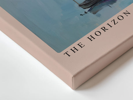 Paul Sinus Wandbild The Horizon of Quiet Tides – Sanfte Meeresruhe und impressionistische Leichtigkeit in Pastelltönen