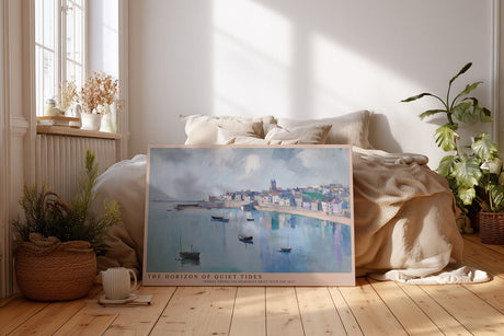 Paul Sinus Wandbild The Horizon of Quiet Tides – Sanfte Meeresruhe und impressionistische Leichtigkeit in Pastelltönen