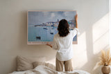 Paul Sinus Wandbild The Horizon of Quiet Tides – Sanfte Meeresruhe und impressionistische Leichtigkeit in Pastelltönen
