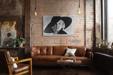 Paul Sinus Wandbild The Icon of Timeless Elegance Classic Beauty in Black and White