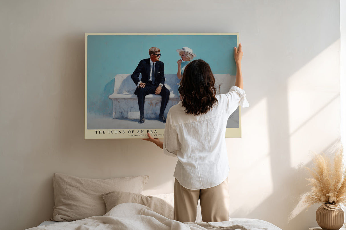 Paul Sinus Wandbild The Icons of an Era – elegantes Paar der 60er Jahre symbolisiert Stil, Nostalgie und zeitlose Klasse