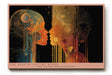 Paul Sinus Wandbild The Kiss of Future Minds – Futuristisches Porträt zweier Gesichter im digitalen Stil, Symbol für Technologie, Emotion und Verbindung