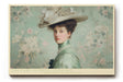 Paul Sinus Wandbild The Lady in Pastel Elegance klassisches Porträt einer Frau in zarten Pastelltönen mit zeitloser Anmut