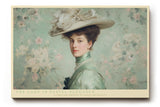 Paul Sinus Wandbild The Lady in Pastel Elegance klassisches Porträt einer Frau in zarten Pastelltönen mit zeitloser Anmut