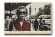 Paul Sinus Wandbild The Lady in Red – Stilvolles Retro-Motiv einer eleganten Frau im Regen von London, inspiriert von Filmklassikern und Modekunst