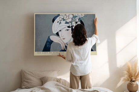 Paul Sinus Wandbild The Lady of Elegance – Stilvolles Porträt einer Dame im Art-Déco-Stil, Symbol für zeitlose Schönheit und klassische Grazie