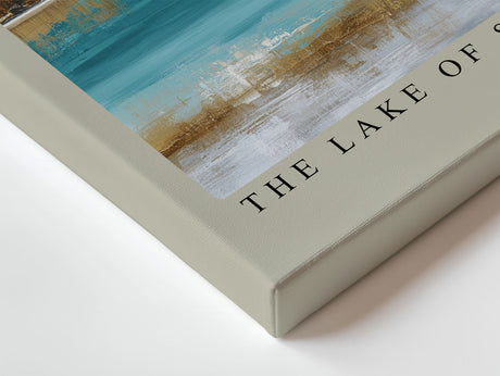 Paul Sinus Wandbild The Lake of Silent Horizons – Der stille See unter friedlichem Himmel