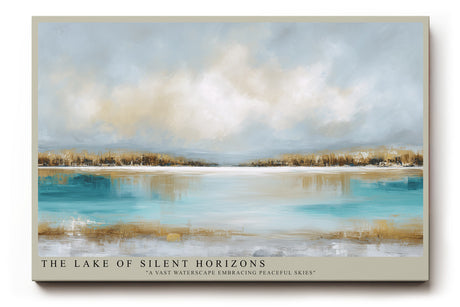 Paul Sinus Wandbild The Lake of Silent Horizons – Der stille See unter friedlichem Himmel
