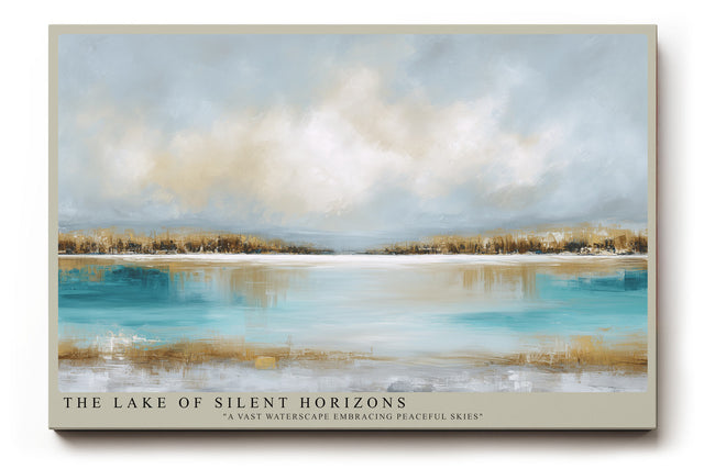Paul Sinus Wandbild The Lake of Silent Horizons – Der stille See unter friedlichem Himmel