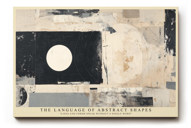 Paul Sinus Wandbild The Language of Abstract Shapes Lines and Forms Speak Without Words