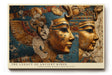 Paul Sinus Wandbild The Legacy of Ancient Kings Egyptian Heritage in Gold and Blue
