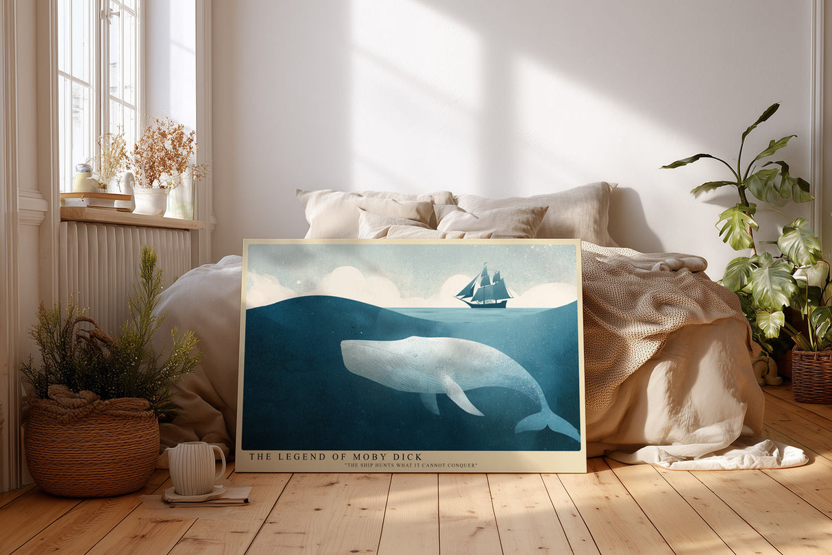 Paul Sinus Wandbild The Legend of Moby Dick The Eternal Battle of Sea and Man