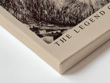 Paul Sinus Wandbild The Legend of the West Stories Etched in Shadows and Dust