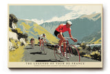 Paul Sinus Wandbild The Legends of Tour de France – Dynamische Sportkunst mit nostalgischem Flair und ikonischer Farbgebung