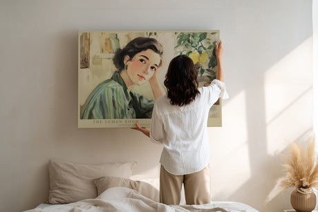Paul Sinus Wandbild The Lemon Room Gentle Light and Retro Elegance in Soft Summer Tones