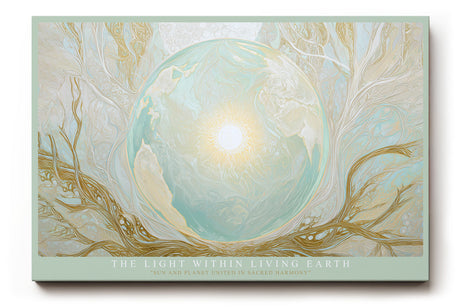 Paul Sinus Wandbild The Light Within Living Earth Harmony of Sun and Planet