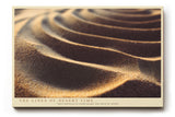 Paul Sinus Wandbild The Lines of Desert Time faszinierendes Naturmotiv mit wellenförmigen Sandstrukturen in warmem Licht