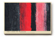 Paul Sinus Wandbild The Lines of Passion Bold Harmony of Red and Black