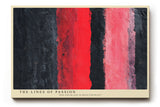 Paul Sinus Wandbild The Lines of Passion Bold Harmony of Red and Black