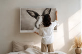 Paul Sinus Wandbild The Little Bunny with Big Ears His Funny Face Makes Everyone Smile