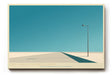 Paul Sinus Wandbild The Lonely Streetlight minimalistisches Landschaftsmotiv und weitem Horizont für moderne Räume mit Ruhe und Tiefe