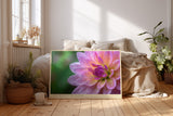 Paul Sinus Wandbild The Lonely Streetlight Minimalistisches Motiv einer einzelnen Straßenlaterne in weiter, sonnendurchfluteter Landschaft.
