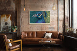 Paul Sinus Wandbild The Majesty of Feathers Pride in Color and Grace