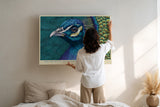 Paul Sinus Wandbild The Majesty of Feathers Pride in Color and Grace