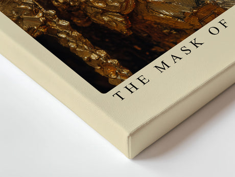 Paul Sinus Wandbild The Mask of Golden Secrets Portrait of Hidden Power and Beauty