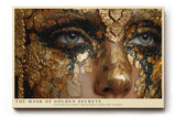 Paul Sinus Wandbild The Mask of Golden Secrets Portrait of Hidden Power and Beauty