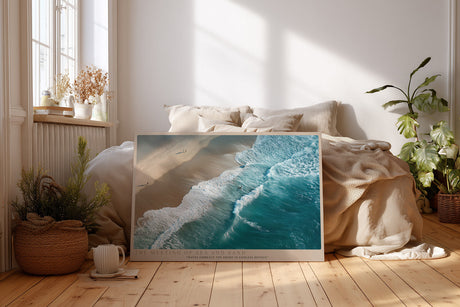 Paul Sinus Wandbild The Meeting of Sea and Sand Harmony at the Shoreline