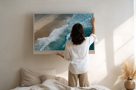 Paul Sinus Wandbild The Meeting of Sea and Sand Harmony at the Shoreline