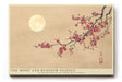 Paul Sinus Wandbild The Moon and Blossom Silence Cherry Branches Reach Toward the Full Moon