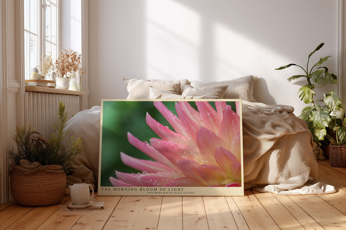 Paul Sinus Wandbild The Morning Bloom of Light – Zarte Frische und natürliche Schönheit im Licht des Morgens