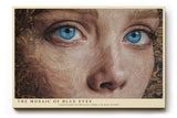 Paul Sinus Wandbild The Mosaic of Blue Eyes Porträtkunst aus feinen Strukturen mit intensiven blauen Augen