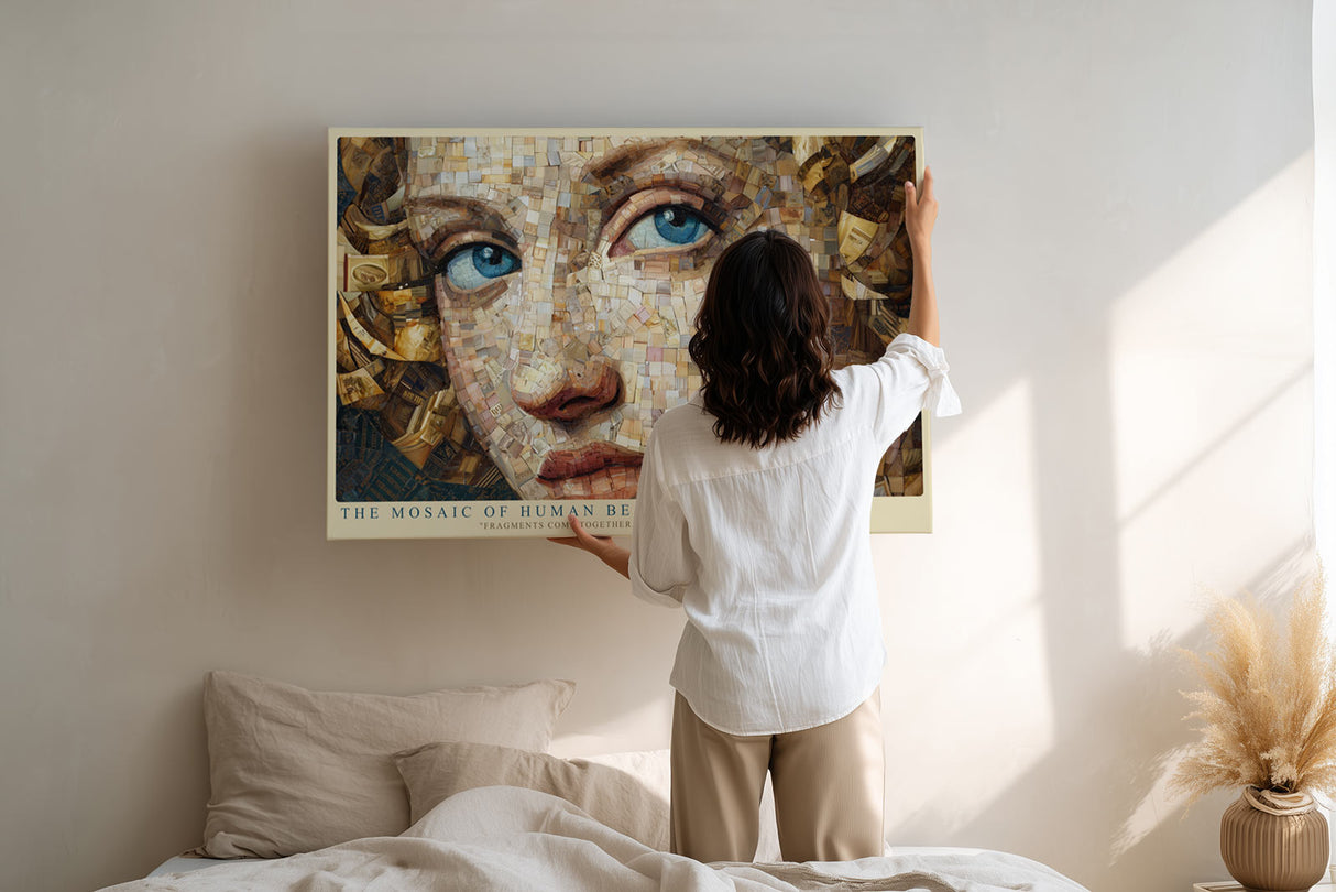 Paul Sinus Wandbild The Mosaic of Human Beauty Fragments of Soul and Expression