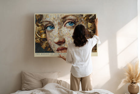 Paul Sinus Wandbild The Mosaic of Human Beauty Fragments of Soul and Expression