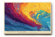 Paul Sinus Wandbild The Ocean of Colors Vibrant Abstract Energy in Motion