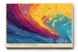 Paul Sinus Wandbild The Ocean of Colors Vibrant Abstract Energy in Motion