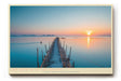 Paul Sinus Wandbild The Path into the Sunset – Der stille Weg über das Wasser in das Licht des Abends