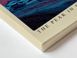 Paul Sinus Wandbild The Peak in Galactic Colors Bright Lights Flow Through the Night Sky